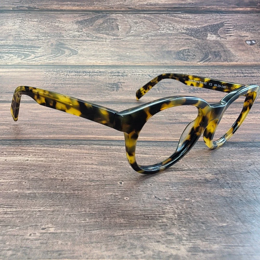 Scott‎ Harris Sun 02 Tortoiseshell Cat Eye Eyeglasses 48-20-140 FRAMES ONLY